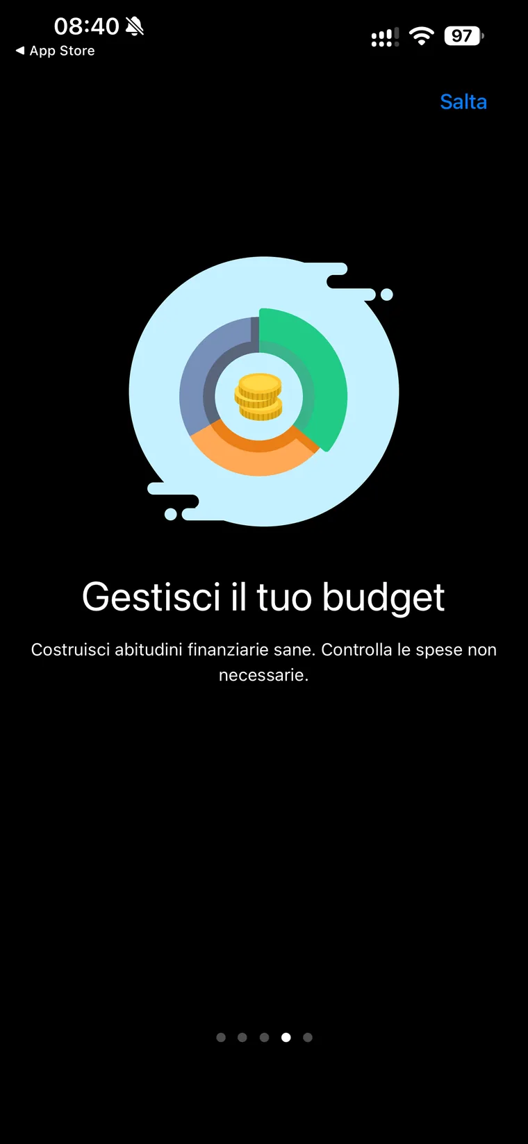 Onboarding di Wallet, Gestisci il tuo budget: costruisci abitudini finanziarie sane